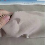 Швейцарский кремовый крепок 99% POLYCOTTON + 1% CARBON YARN тафта для электронной формы